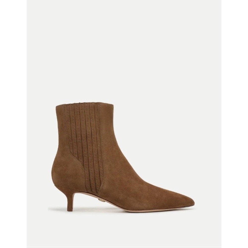 Veronica Beard Lisa Mid-Heel Ankle Booties in Black / NWT & In Box/$495 in Store